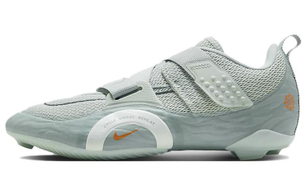 NIKE SuperRep Велосипедные кроссовки Низкие Свет Серебряный/Железно-серый/Гора Белый/Ярко-оранжевый Мужские