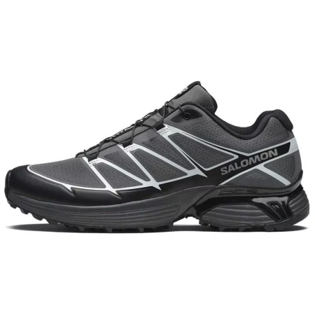 SALOMON XT-Pathway Anti-Slip Wear-Resistant Low-Top Casual Running Shoes Unisex Gray Black