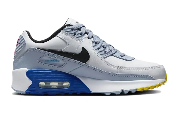 Nike Air Max 90 Leather GS 'White Blue Whisper'