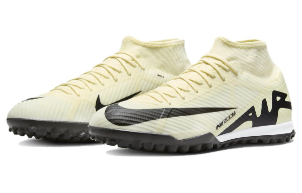 NIKE Mercurial Superfly 9 Футбольные бутсы MID Топ Бежевый Мужские