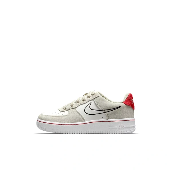 Air Force 1 LV8 S50 GS 'Light Stone University Red'