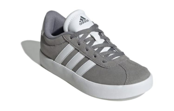 Adidas Vl Court 3.0 Grey Cloud White Grey Two GS