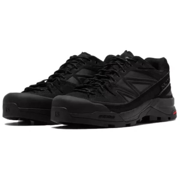 X ALP SALOMON Leather 'Black Asphalt'