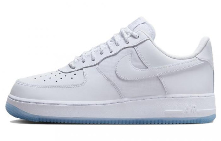 Nike Air Force 1 Low '07 White Ice Blue Sole Men's