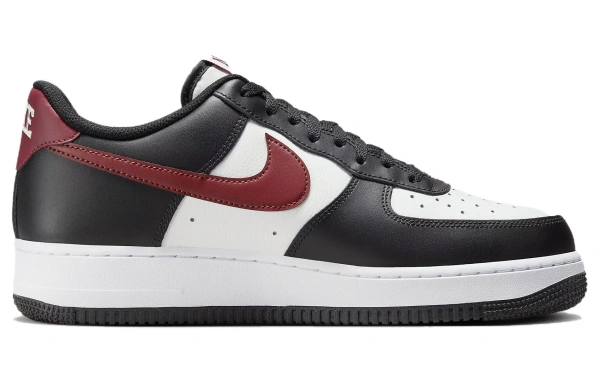 Nike Air Force 1 GS Black Dark Team Red