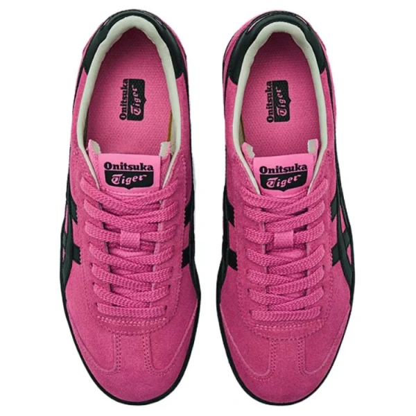 Onitsuka Tiger Tokuten Slip Resistant Impact Resistance Wear Resistant Low Top Skateboard Shoes Unisex Dark Pink
