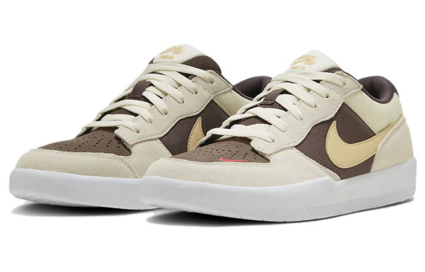 NIKE SB Force 58 Повседневная обувь Низкий Топ Коричневый Унисекс