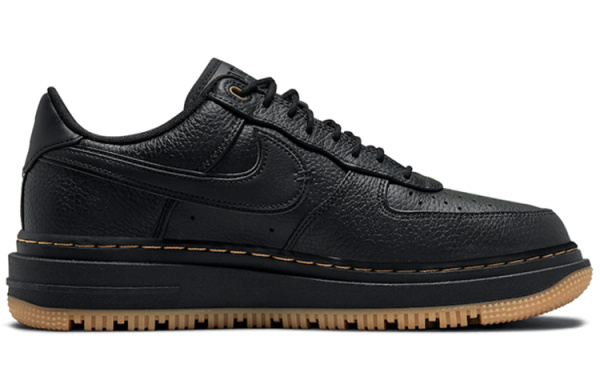 Nike Air FORCE 1 Low Топ Скейтборд Кроссовки Мужские Черные