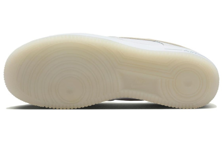 Nike Air FORCE 1 Low Топ Скейтборд Кроссовки Мужские Бежевые Белые