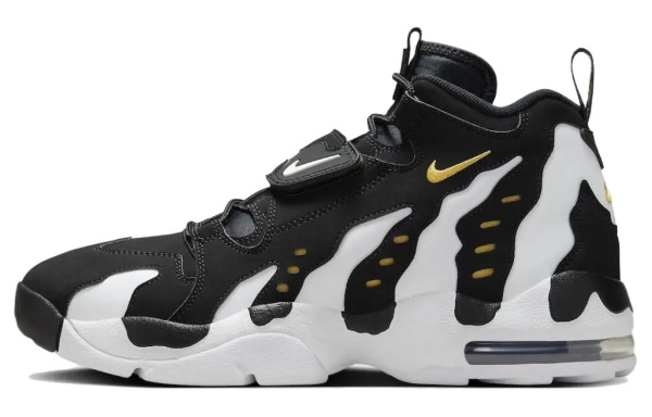 Nike Air Ромб Шипы Баскетбольные кроссовки MID Топ Белый черный Мужские
