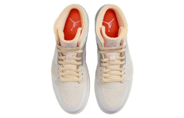 JORDAN 1 Mid Se Craft Inside Out White Grey
