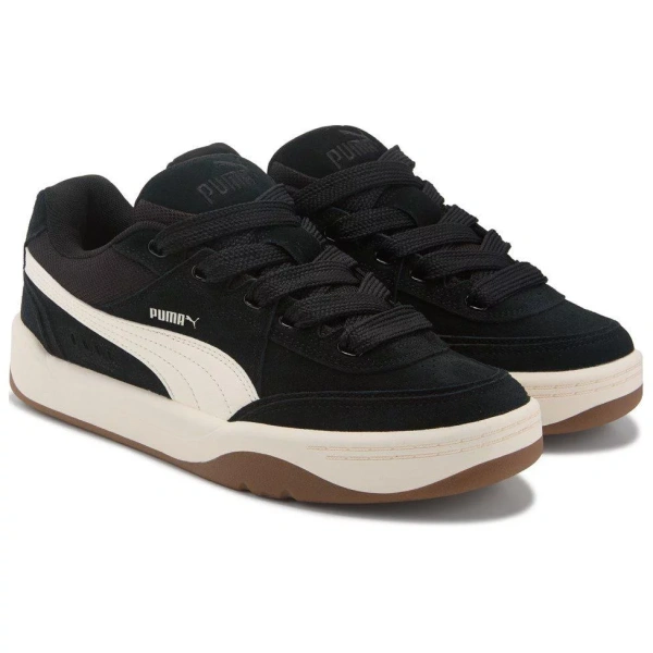 PUMA Anti Slip Wear Resistant Low Top Skateboard Shoes Unisex Black