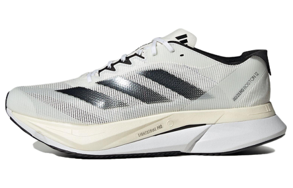 Adidas Adizero Boston 12 Cloud White Core Black Night Metallic