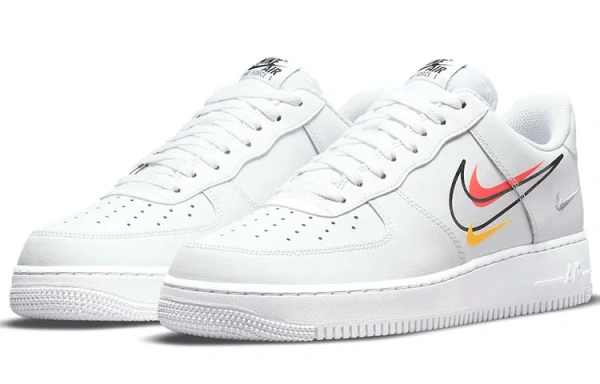 Nike Air Force 1 Low Multi Swoosh White