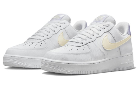Nike Air Force 1 'Оксиген Пурпурный' Низкие Кроссовки для скейтбординга Женские Белые