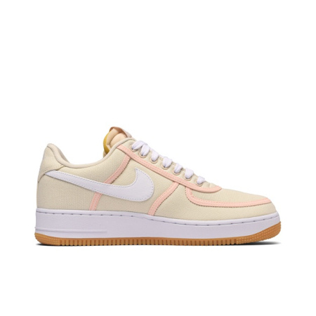 Nike Air FORCE 1 07 PRM Slip Resistant Abrasion Resistant Легкий Низкий Скейтбординг Кроссовки Unisex Light Кремовый
