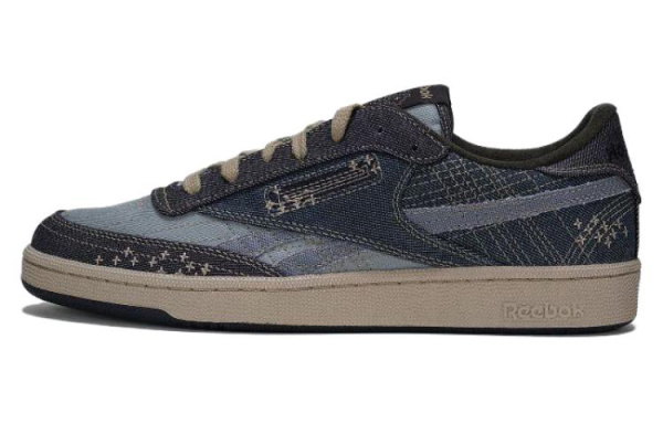 reebok Club C Series Кроссовки для скейтбординга Низкие Серые Унисекс