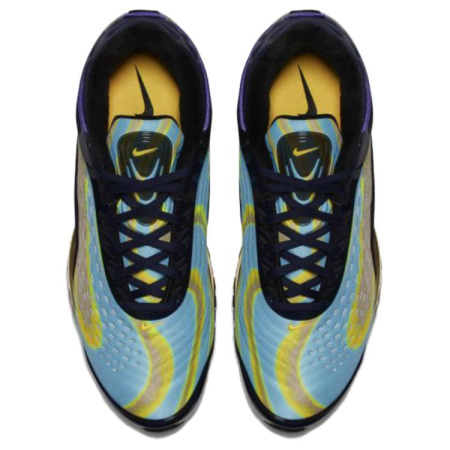 Nike Air Max DELUXE Low Топ Air Cushion Беговые кроссовки Унисекс Синий Фиолетовый