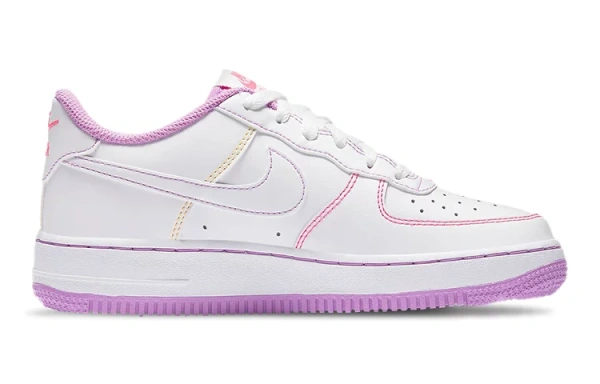 Nike Air Force 1 Low Contrast Stitch Fuchsia Glow GS