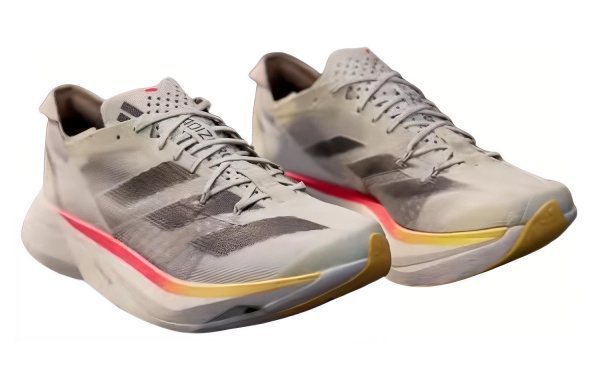 Adidas Adizero ADIOS Pro 3 Беговые кроссовки Низкие Белые серебристые Унисекс